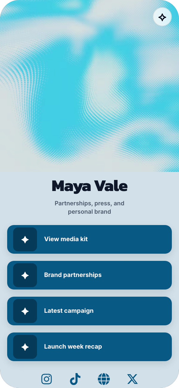 Aqua Mesh template preview
