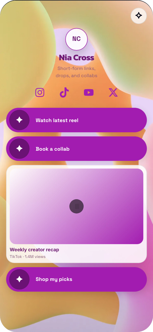 Candy Morph template preview