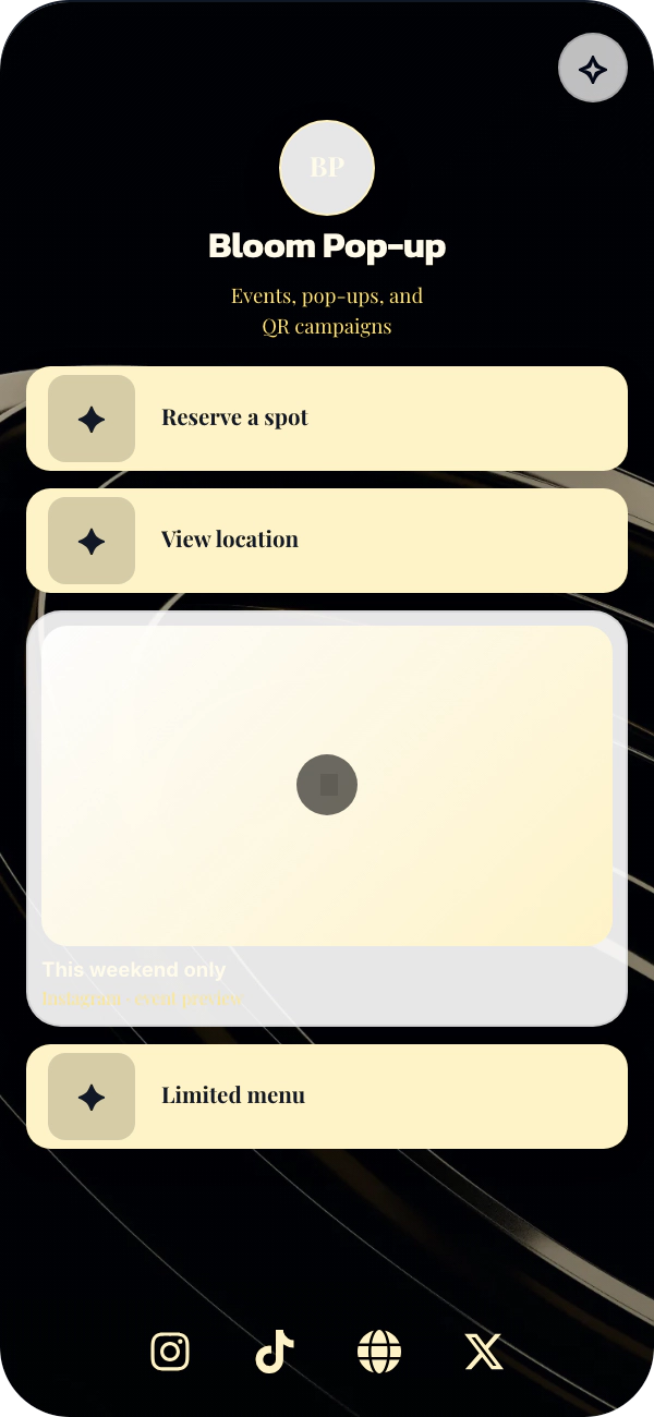 Golden Arc template preview
