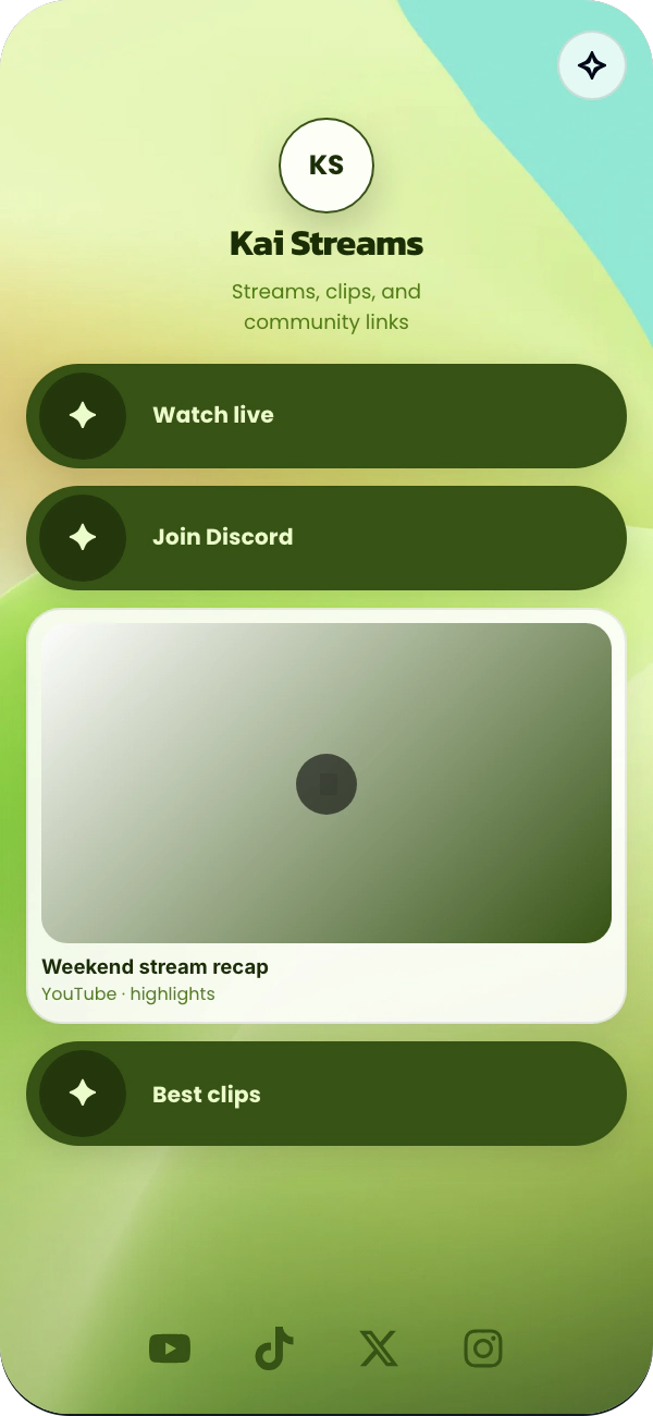 Lime Silk template preview